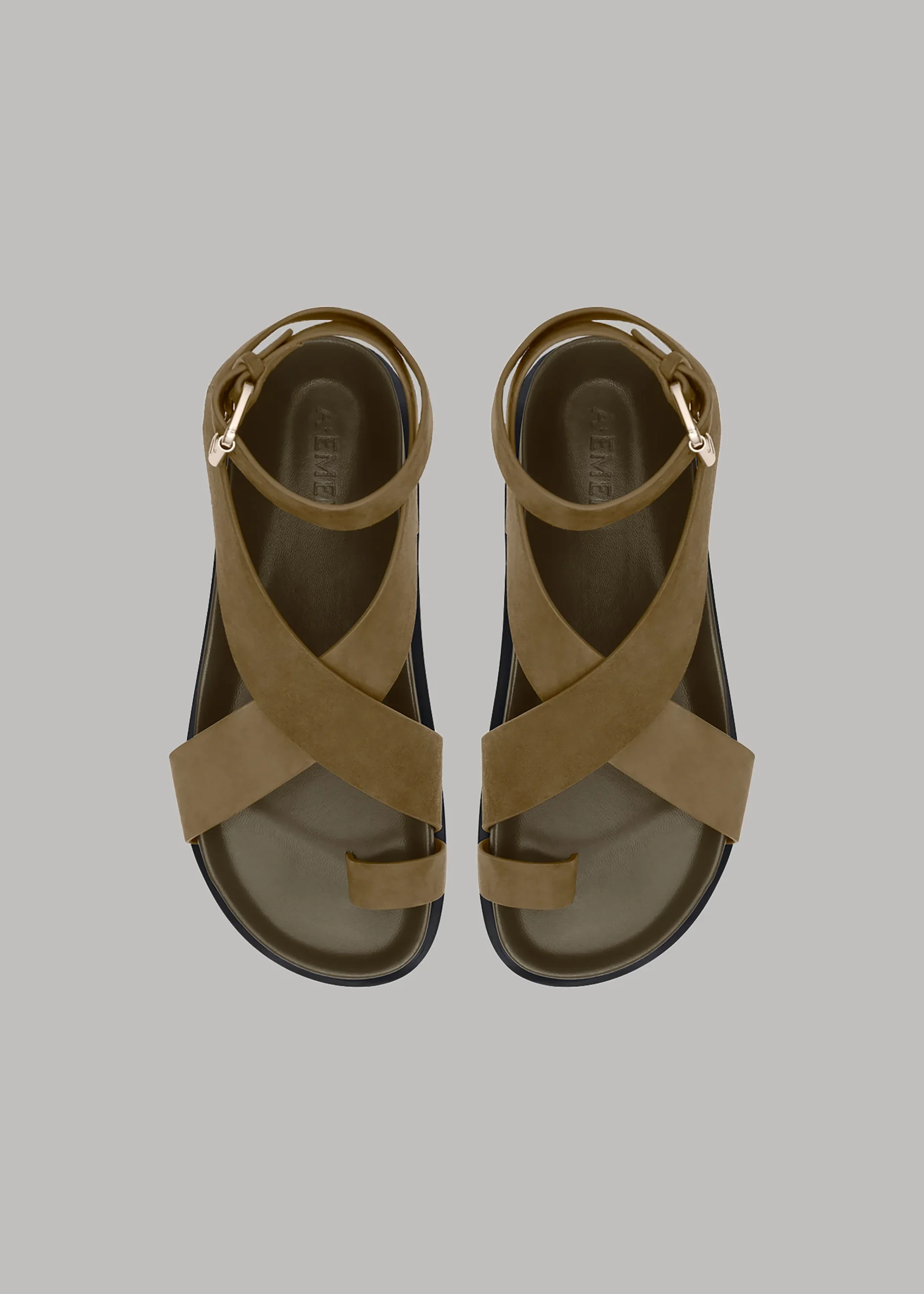 The Frankie Shop A.Emery Jalen Sandal Hazel Suede Best
