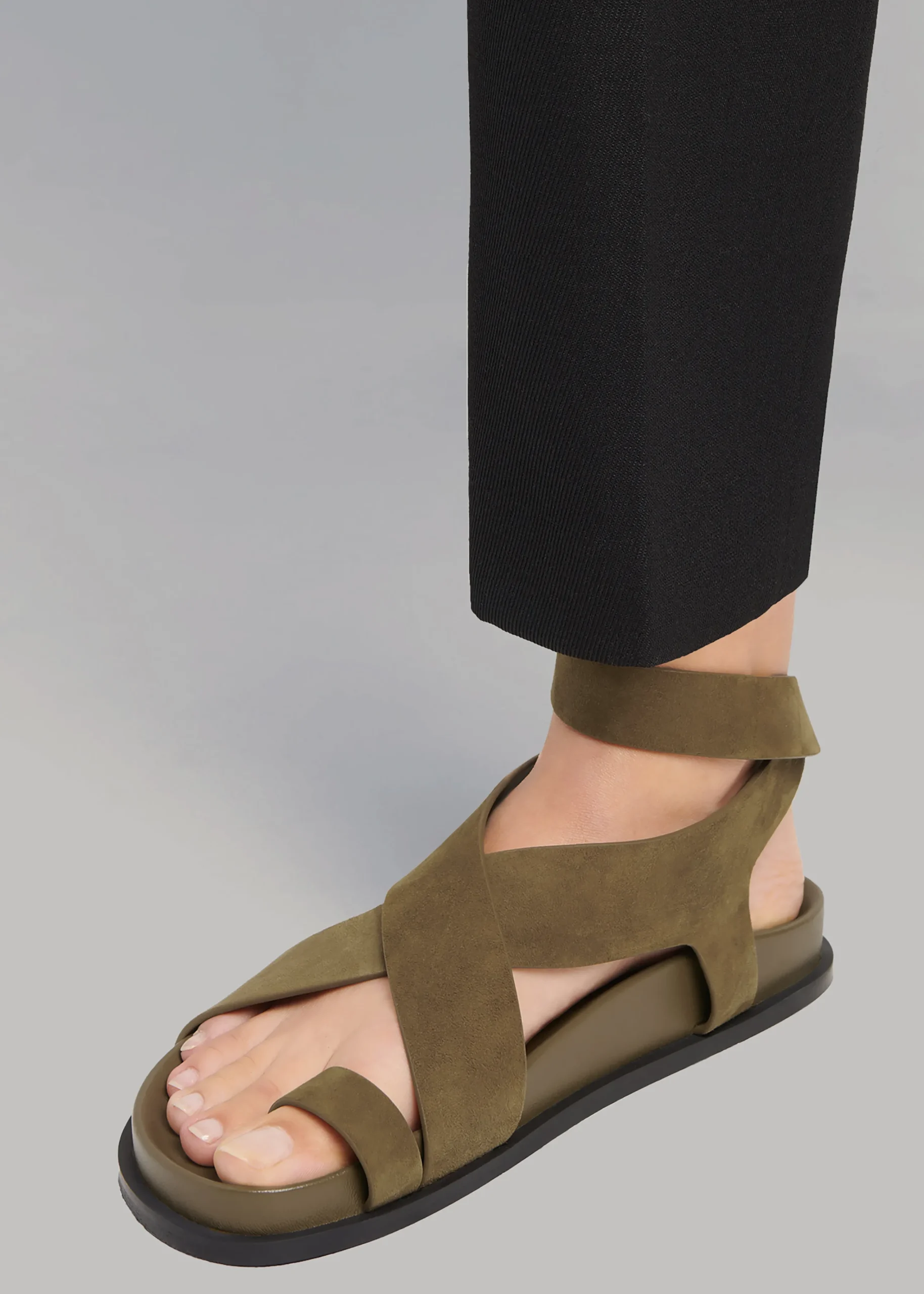 The Frankie Shop A.Emery Jalen Sandal Hazel Suede Best