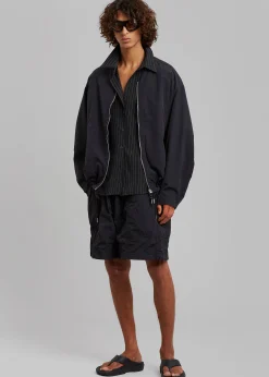 The Frankie Shop Arel Zipper Jacket Black Best