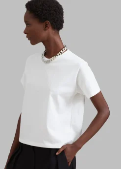 The Frankie Shop Athens Tee White Sale