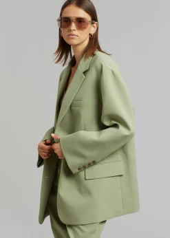 The Frankie Shop Bea Blazer Sage Clearance