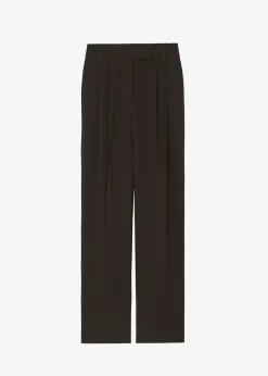 The Frankie Shop Bea Suit Pants Dark Espresso Clearance