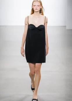 The Frankie Shop Bevza Mini Seashell Cups Dress Black Outlet