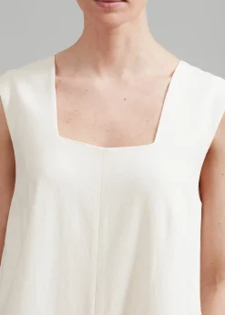 The Frankie Shop By Malene Birger Ritta Jumpsuit Vanilla Cream Clearance