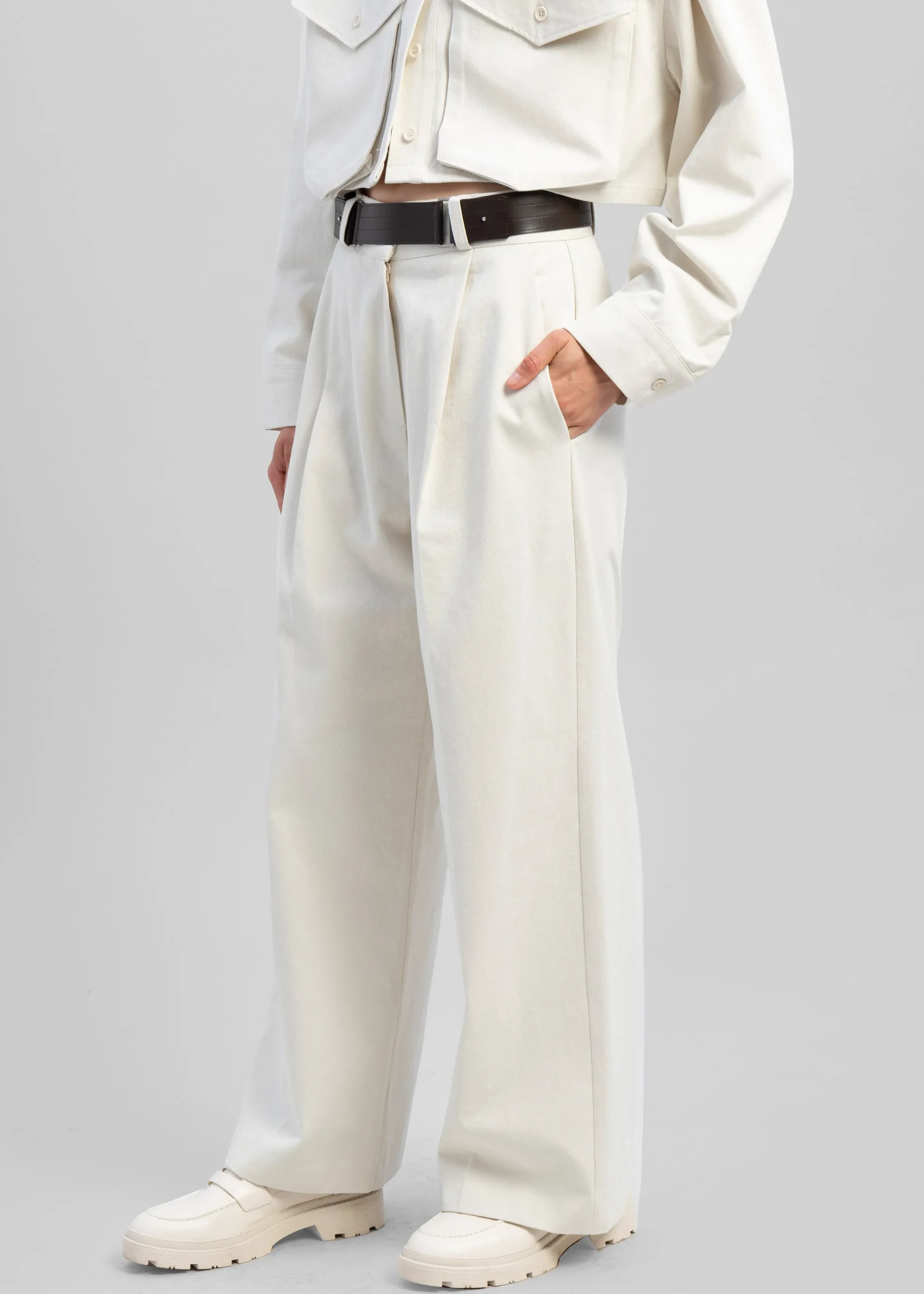 The Frankie Shop Carline Pants Cream New