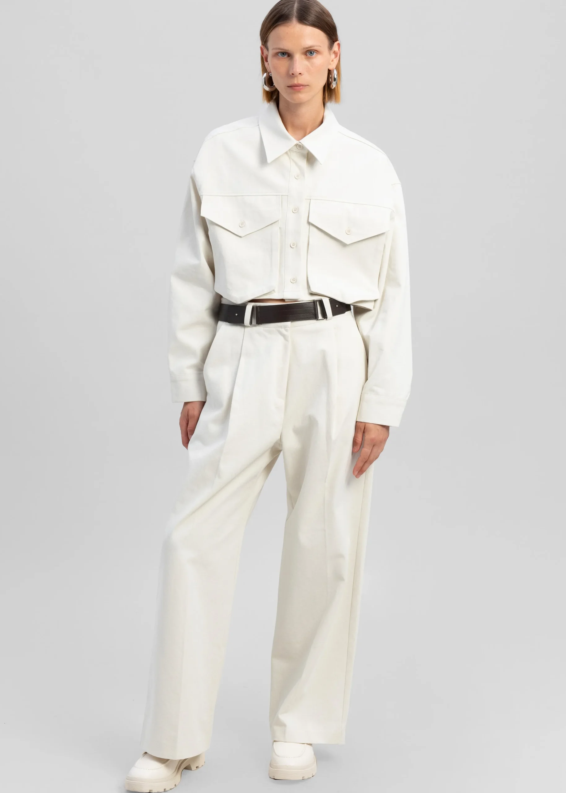 The Frankie Shop Carline Pants Cream New