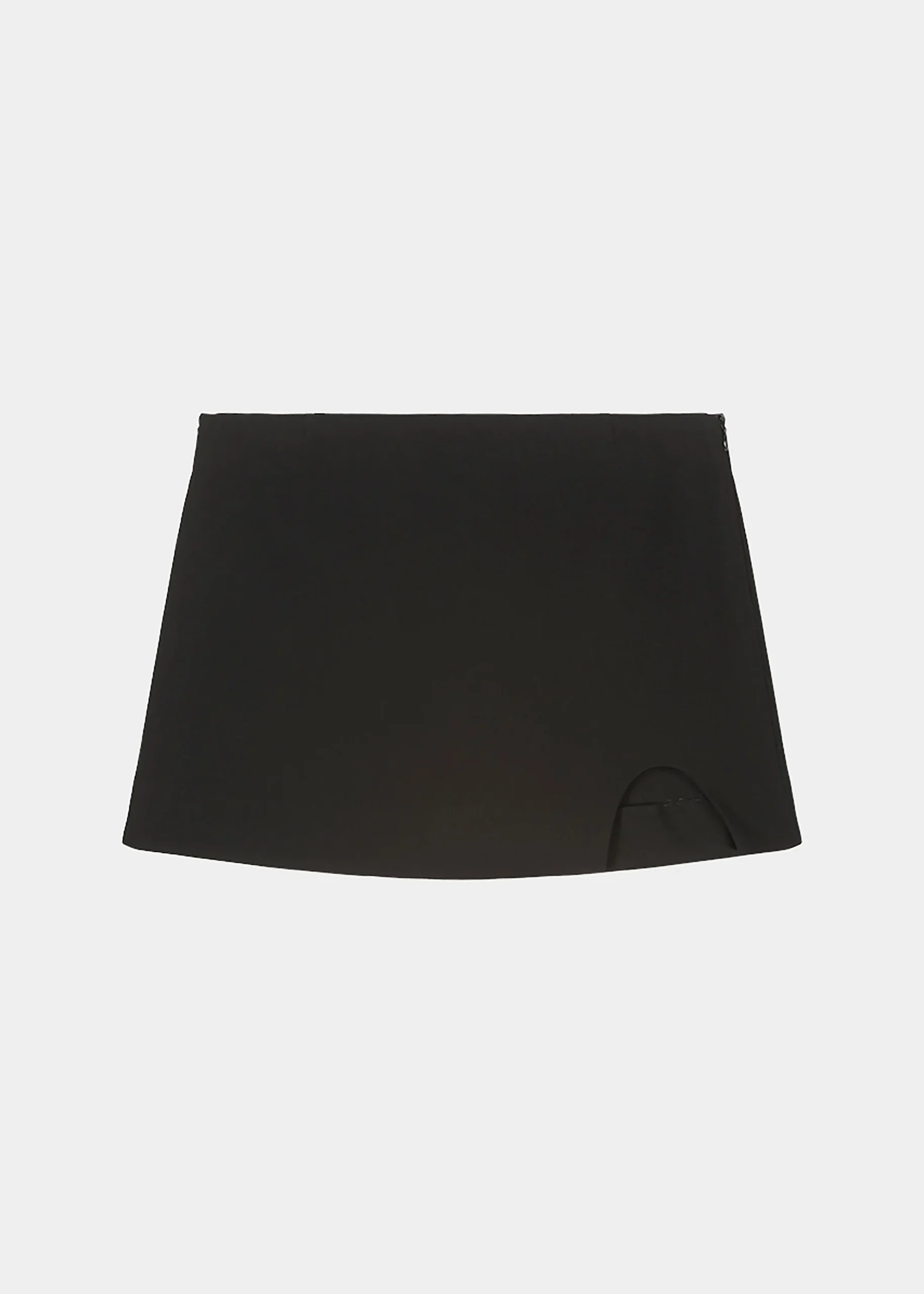 The Frankie Shop Chester Mini Slit Skirt Black Best