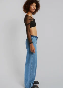 The Frankie Shop Christopher Esber Polar Orbit Shawl Crop Black Clearance