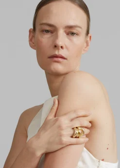 The Frankie Shop Completedworks Clash Ring Gold Hot