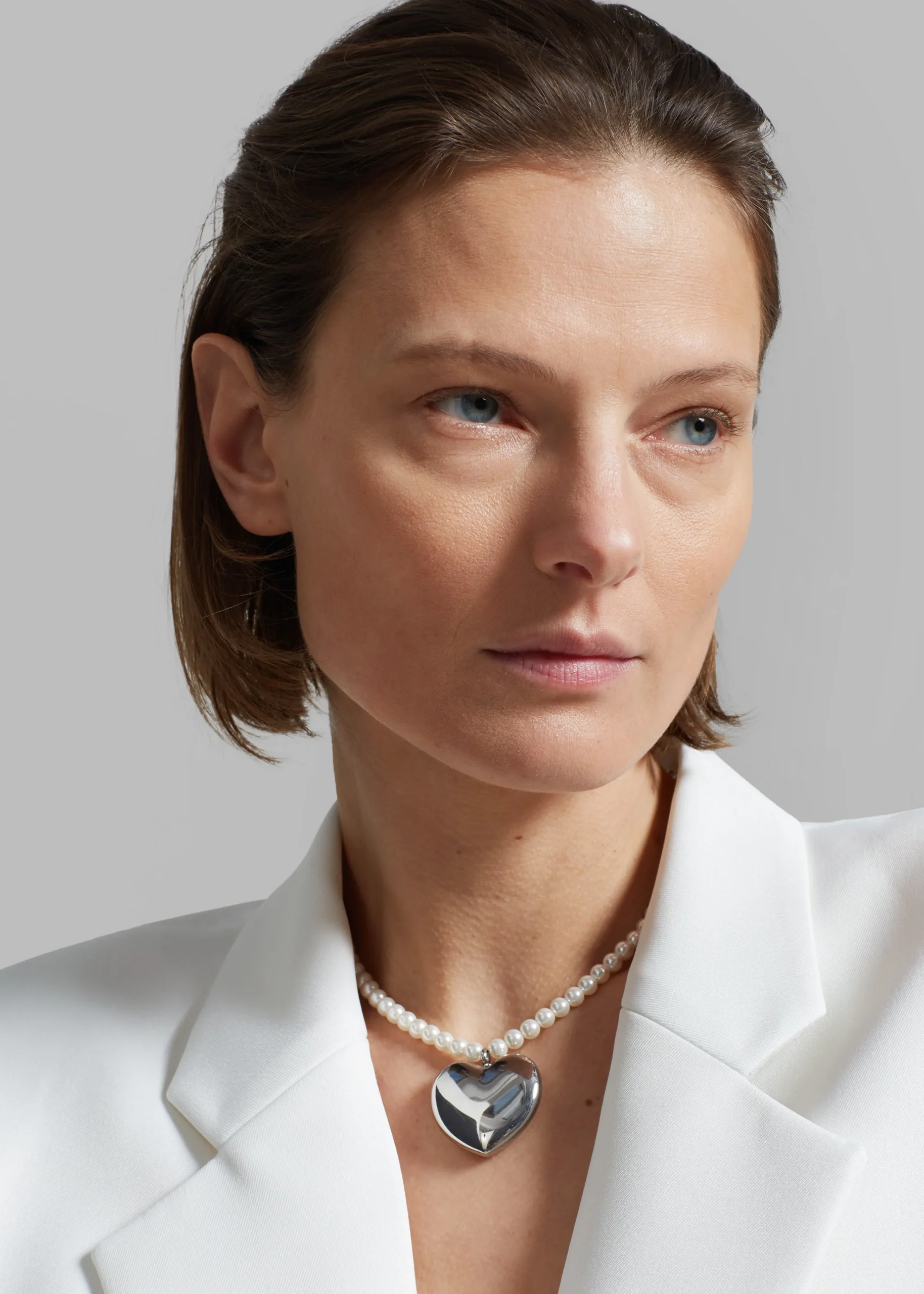 The Frankie Shop Della Pearl Necklace White Sale