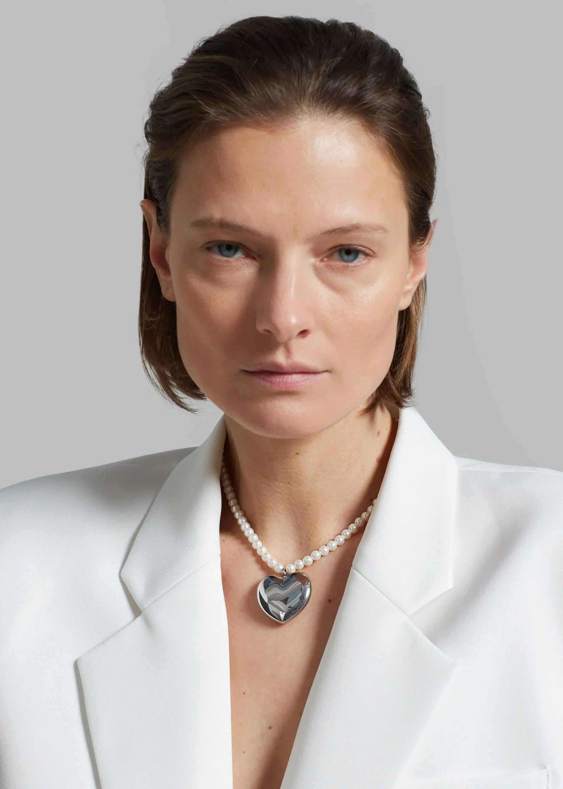 The Frankie Shop Della Pearl Necklace White Sale