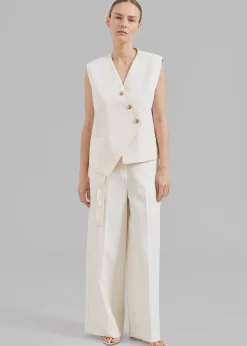 The Frankie Shop Delphi Vest Cream Discount