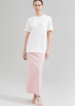The Frankie Shop Demi Pencil Skirt Pink Discount