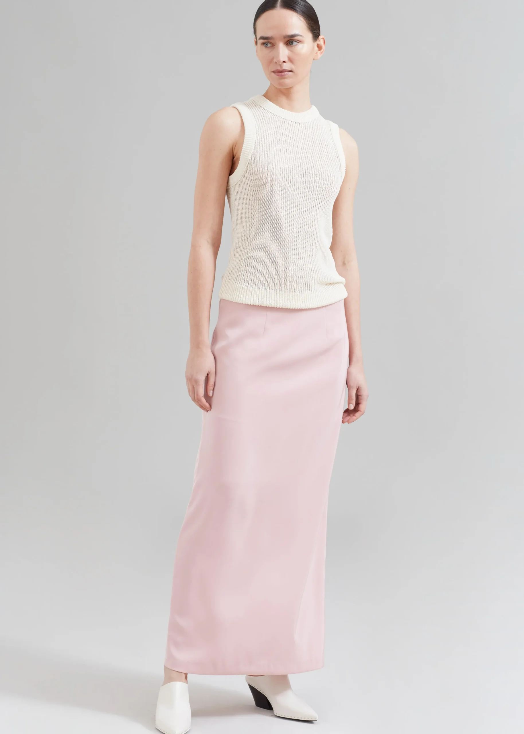 The Frankie Shop Demi Pencil Skirt Pink Discount