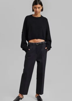 The Frankie Shop Dira Trousers Black