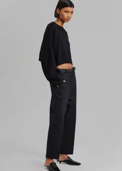 The Frankie Shop Dira Trousers Black