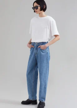 The Frankie Shop Dublin Jeans Blue Denim Outlet