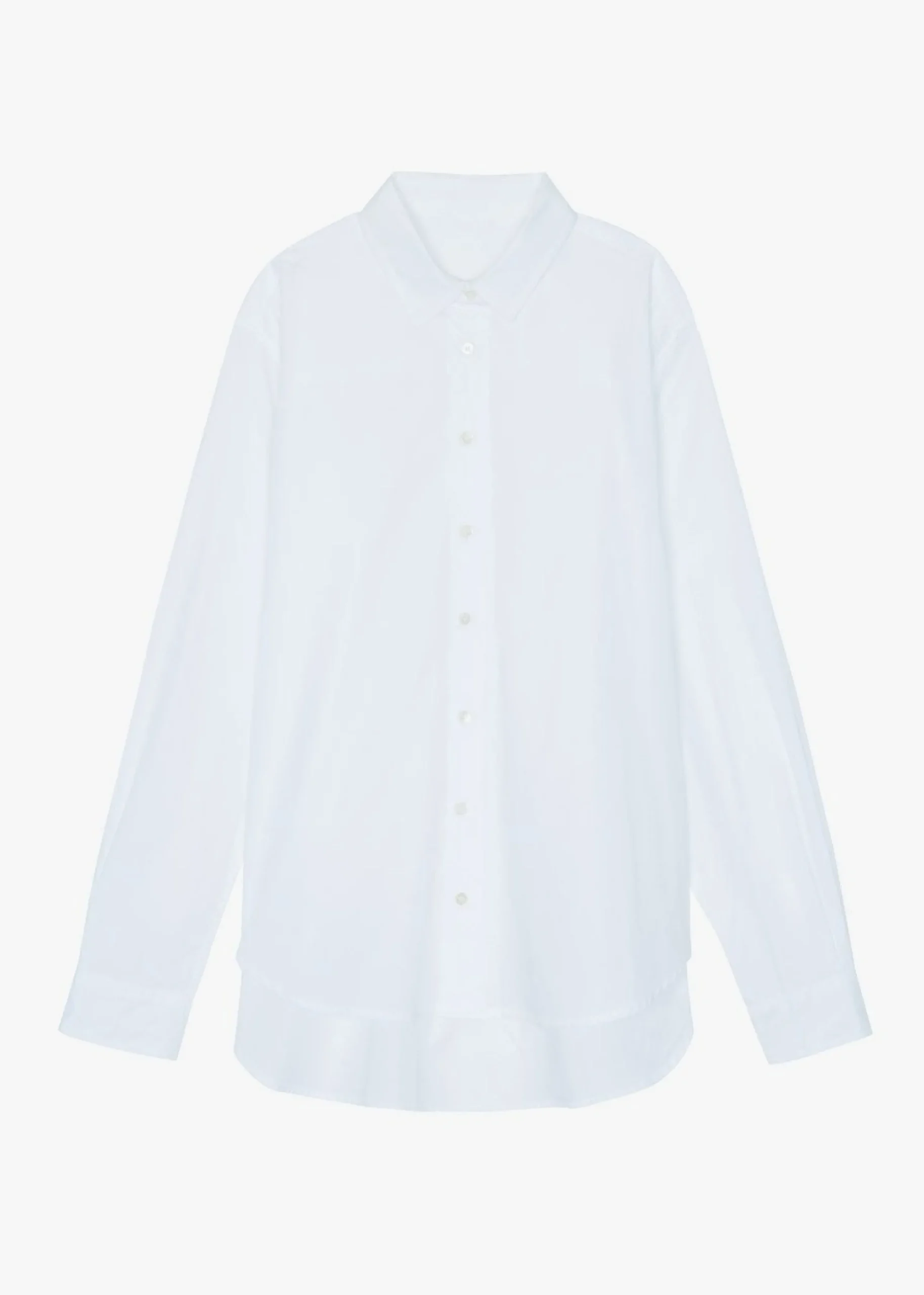 The Frankie Shop Dusky Classic Oversized Shirt White