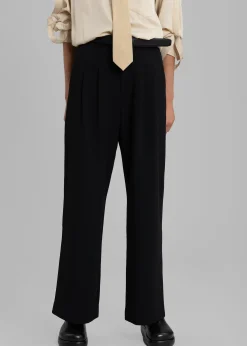 The Frankie Shop Eevi Wide Pants Black Sale