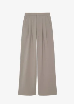 The Frankie Shop Eevi Wide Pants Taupe