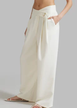 The Frankie Shop Eloise Trousers Cream Sale