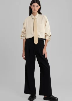 The Frankie Shop Elsa Shirt Beige Outlet