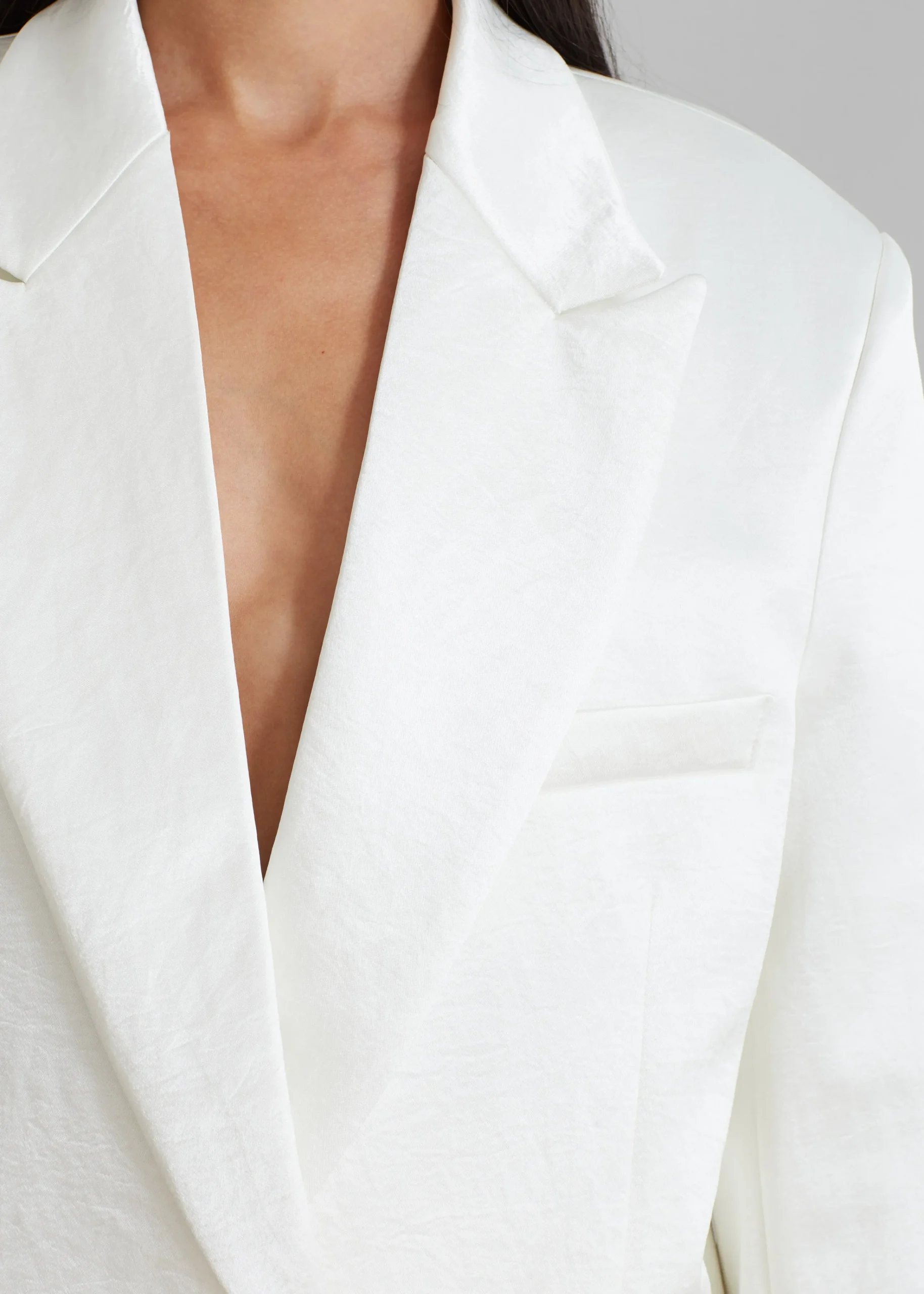 The Frankie Shop Elvira Blazer Ivory Hot