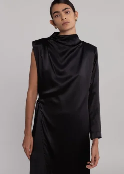 The Frankie Shop Envelope 1976 Nomad Dress Black Outlet