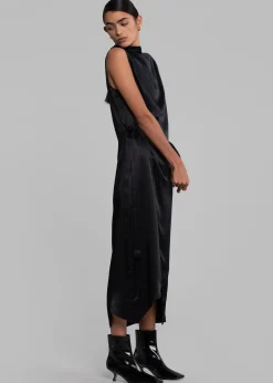 The Frankie Shop Envelope 1976 Nomad Dress Black Outlet