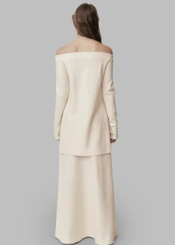 The Frankie Shop Esse Studios Pila Off-Shoulder Top Crema Online
