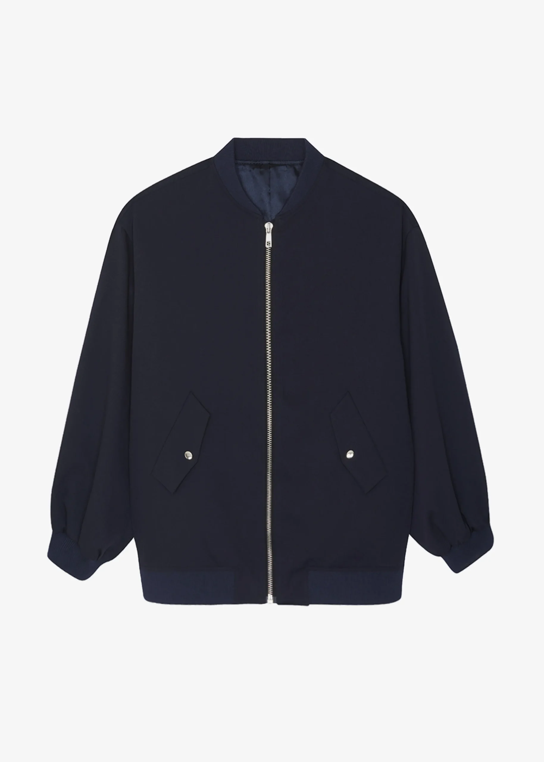 The Frankie Shop Evans Bomber Navy Discount