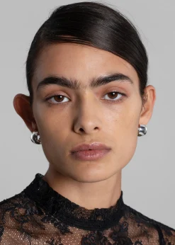 The Frankie Shop Fay Andrada Koko Xs Hoops Silver Outlet