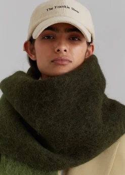 The Frankie Shop Frankie Boiled Wool Baseball Cap Beige
