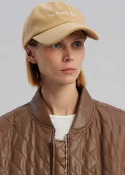 The Frankie Shop Frankie Wool Baseball Cap Caramel Hot