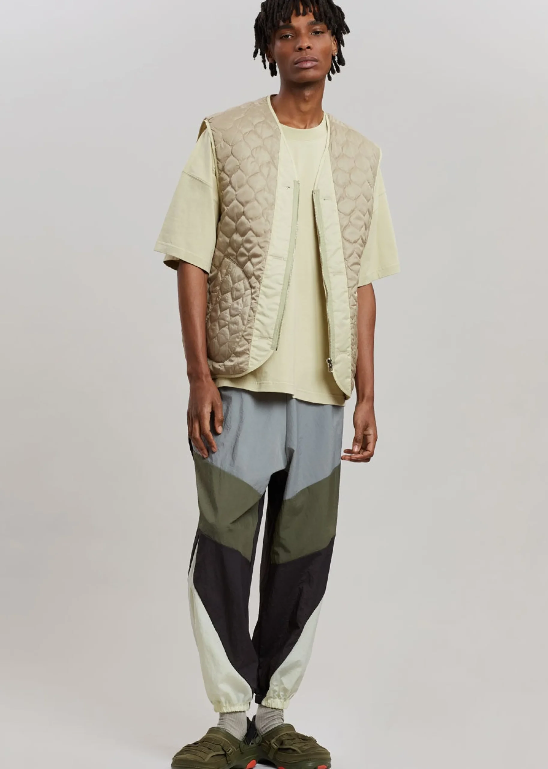 The Frankie Shop Gaby Reversible Vest Mastic New