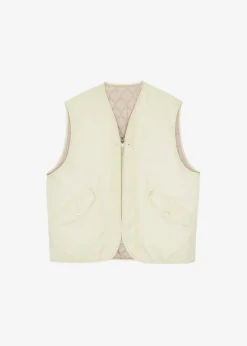 The Frankie Shop Gaby Reversible Vest Mastic New