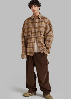 The Frankie Shop Garnett Corduroy Pants Brown Sale