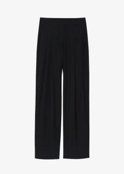 The Frankie Shop Gelso Pleated Trousers Black Sale