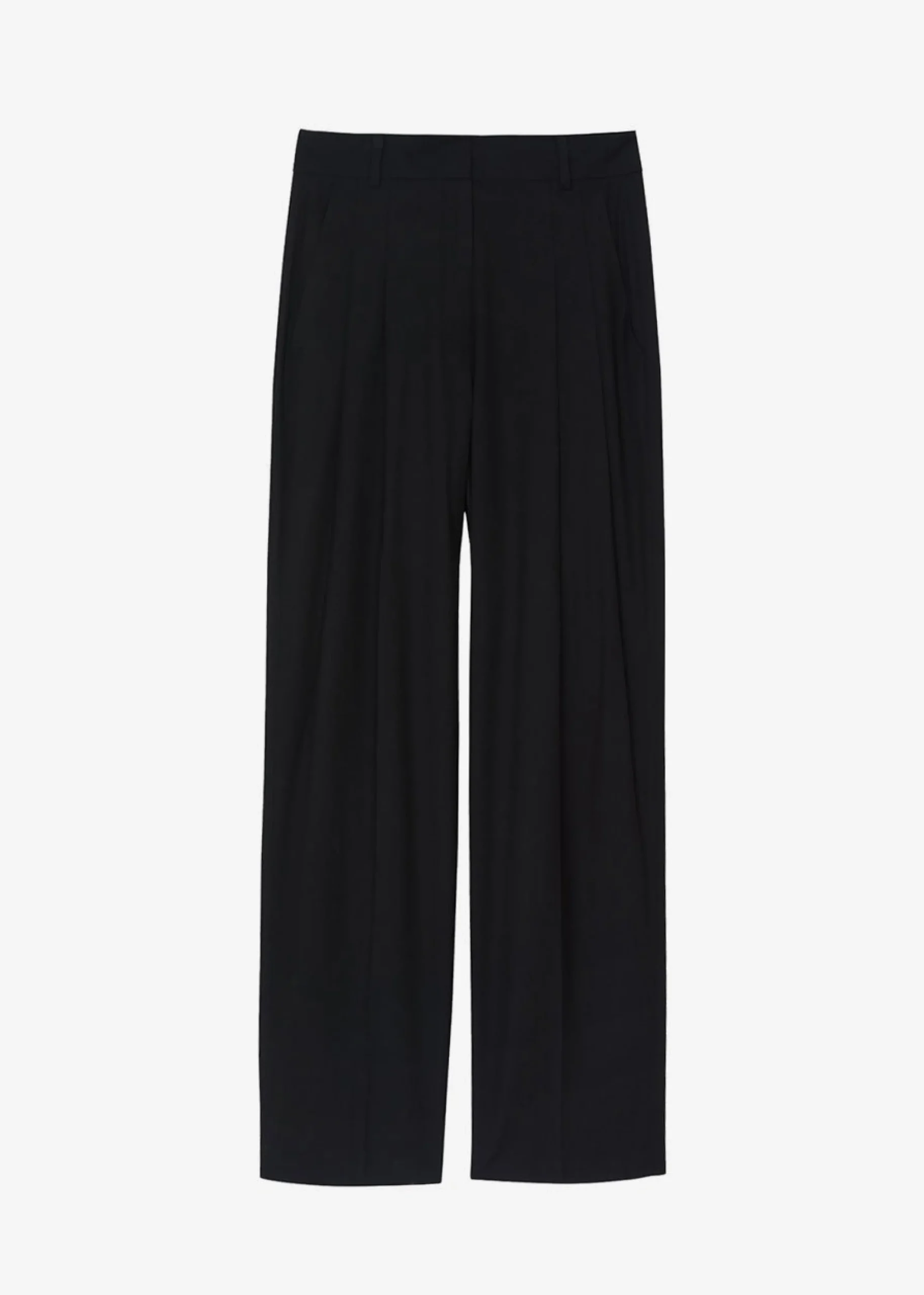 The Frankie Shop Gelso Pleated Trousers Black Sale