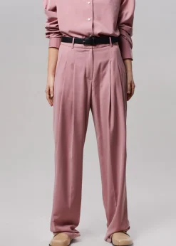 The Frankie Shop Gelso Pleated Trousers Rose Best