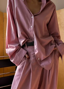 The Frankie Shop Gelso Shirt Rose Outlet