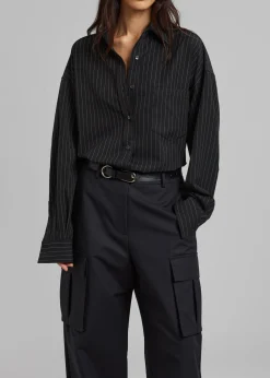 The Frankie Shop Gia Cargo Pants Black Clearance