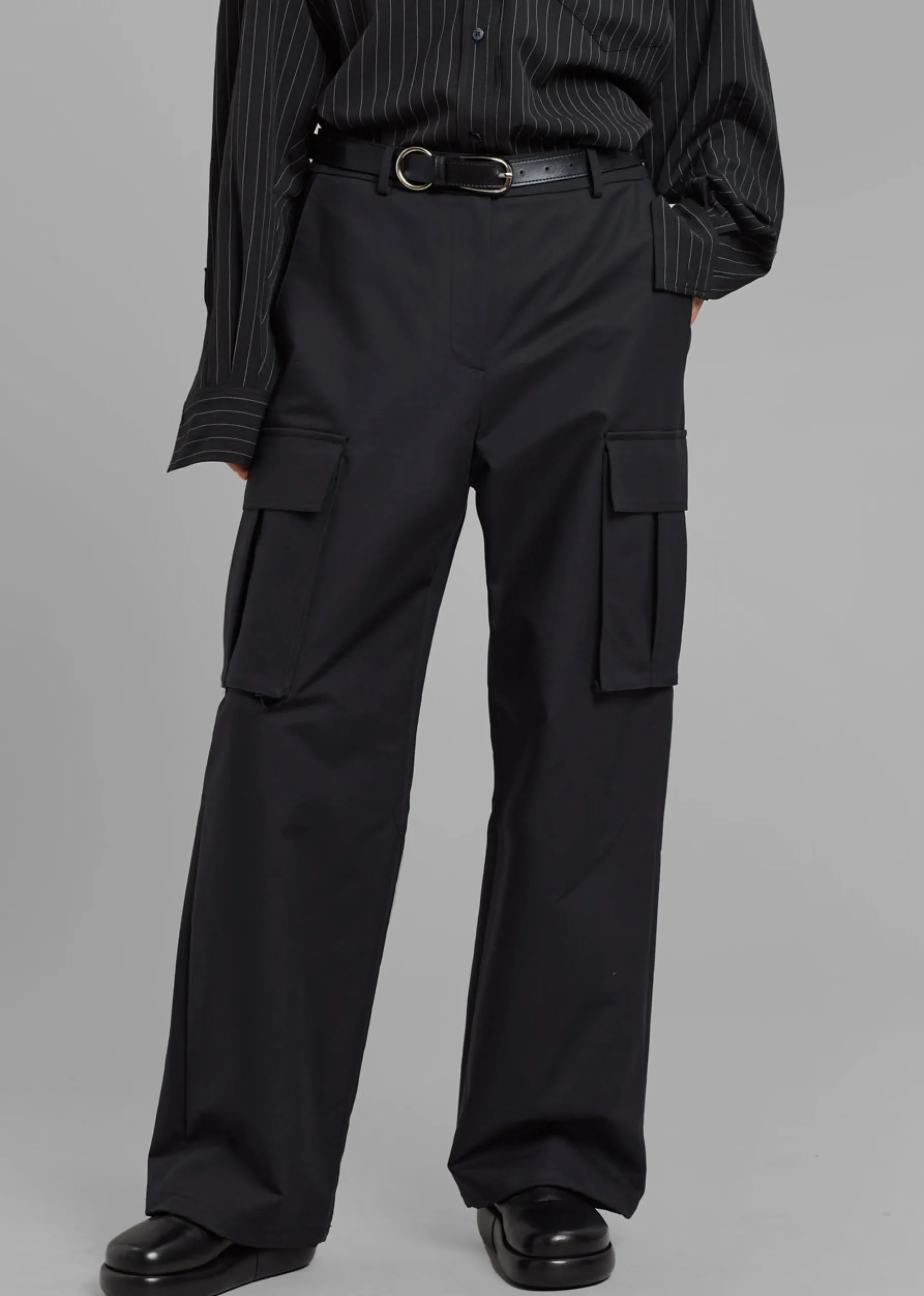 The Frankie Shop Gia Cargo Pants Black Clearance