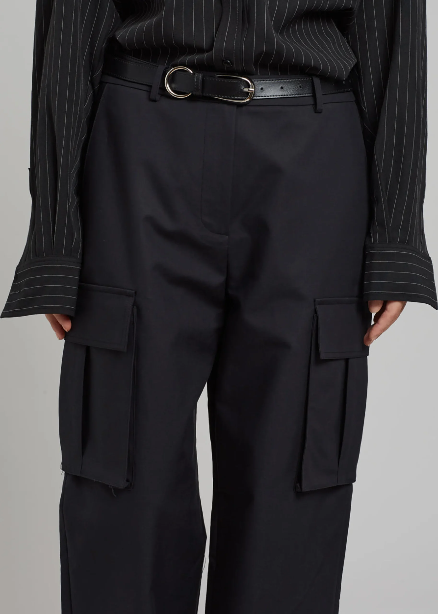 The Frankie Shop Gia Cargo Pants Black Clearance