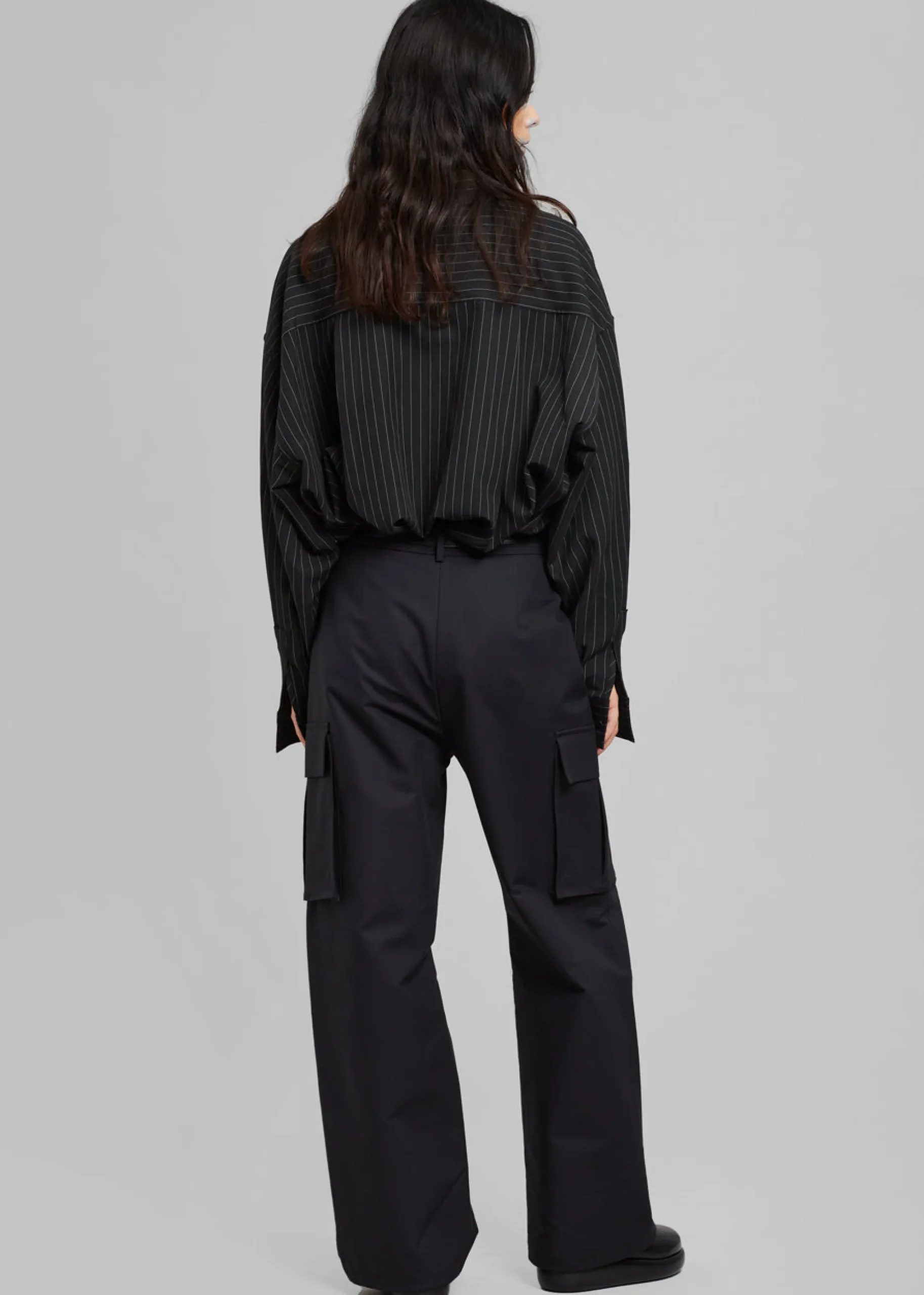 The Frankie Shop Gia Cargo Pants Black Clearance
