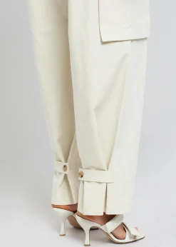 The Frankie Shop Gianna Cargo Pants Cream Sale