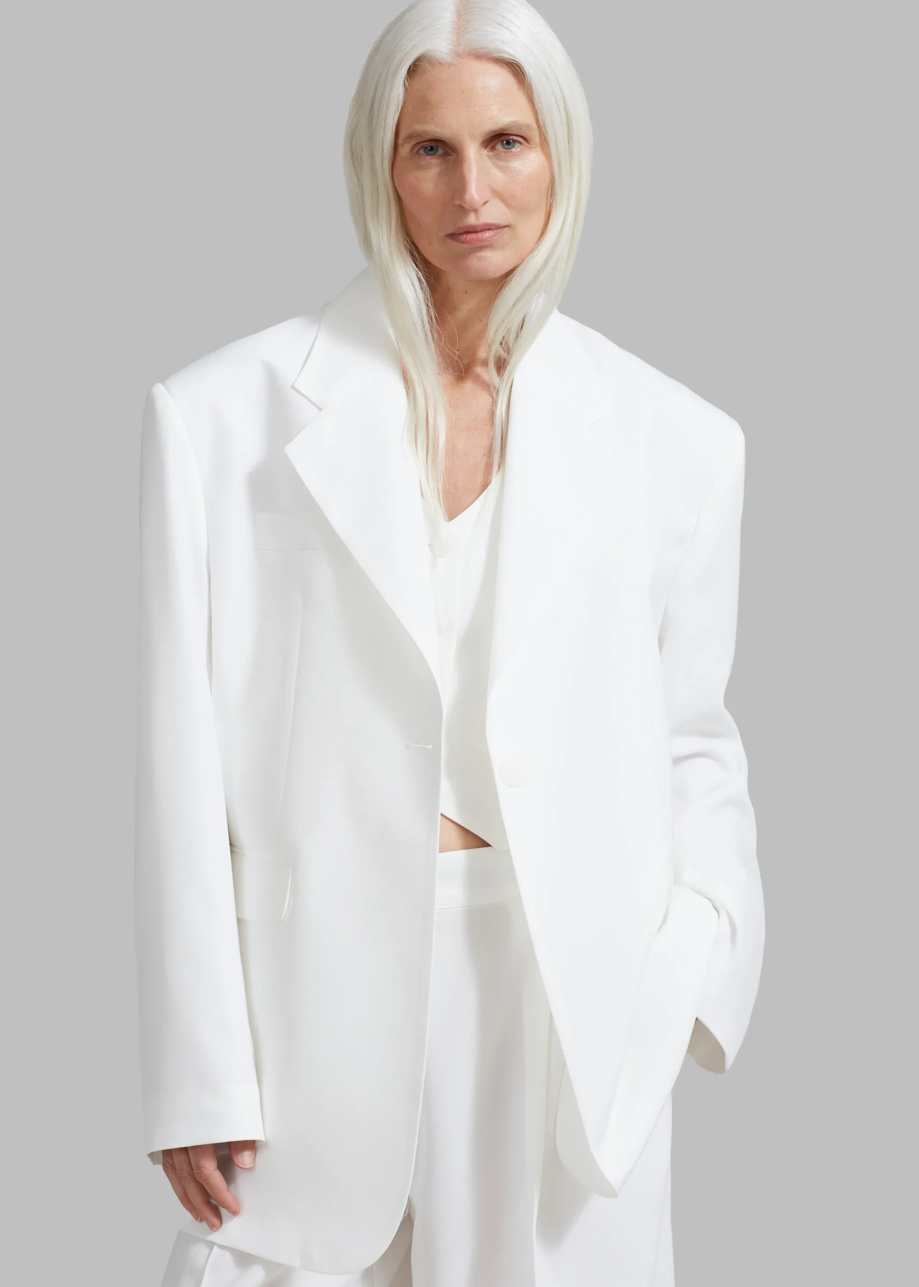 The Frankie Shop Gladys Blazer White Best