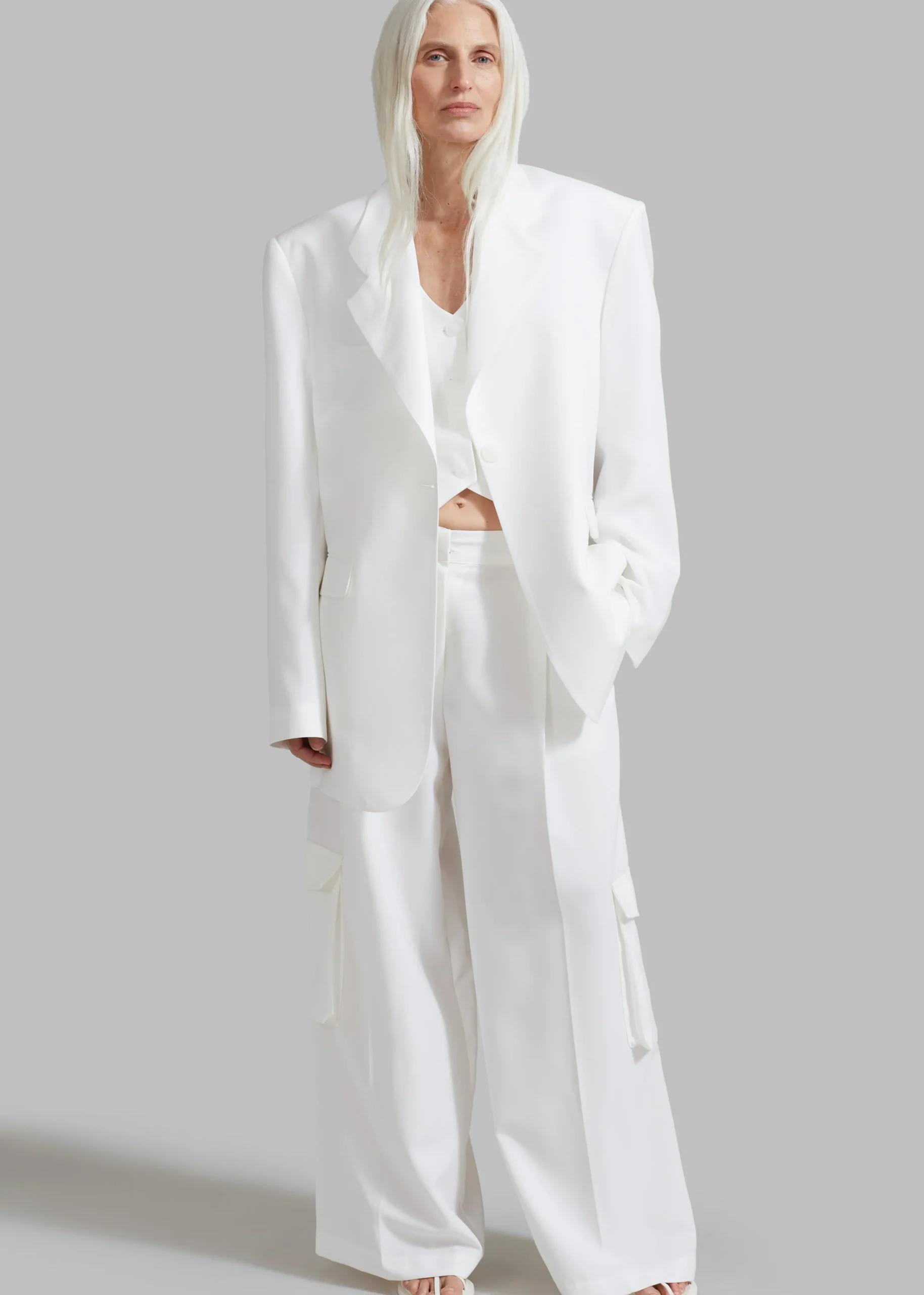 The Frankie Shop Gladys Blazer White Best