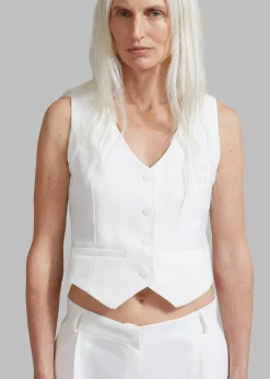 The Frankie Shop Gladys Vest White