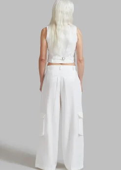 The Frankie Shop Gladys Vest White